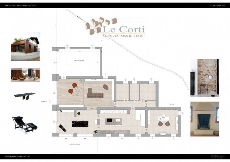 Situata sulle colline di Lonigo, a Monticello, con splendida vista panoramica sulla pianura, prop...