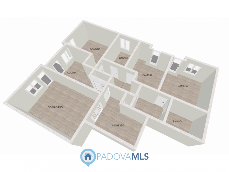 Immobile in esclusiva al Gruppo Padova MLS

In bella posizione residenziale, proponiamo appartame...