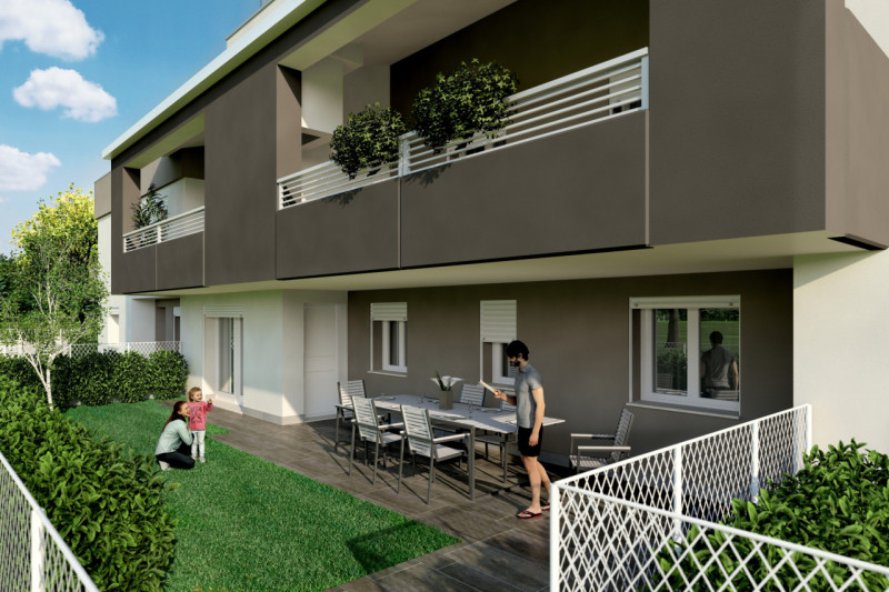 Proponiamo in vendita un elegante appartamento situato al primo piano, senza ascensore, nel nuovo...