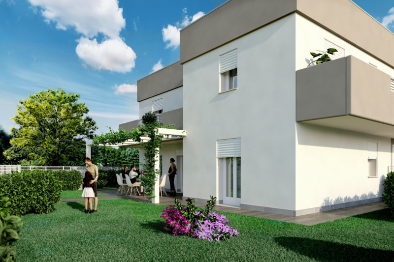 Proponiamo in vendita un elegante appartamento situato al primo piano, senza ascensore, nel nuovo...