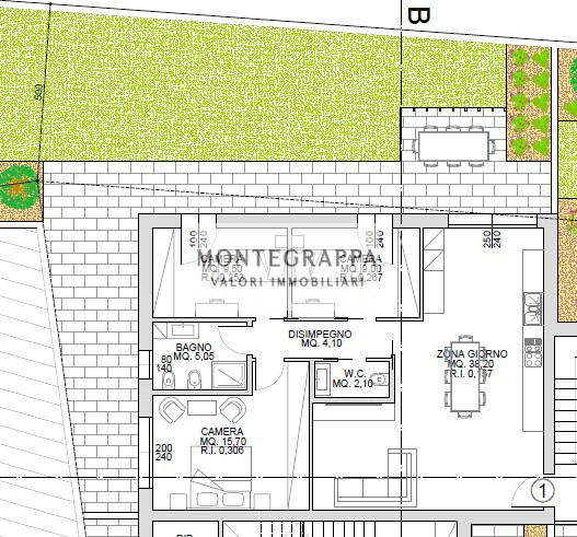 Nel centro di Loria, in un delizioso e tranquillo complesso residenziale, proponiamo in vendita u...