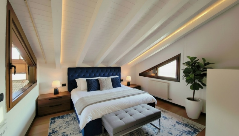 in  vendita uno splendido attico di circa 140 mq situato nel comune di Asolo in località Casella ...