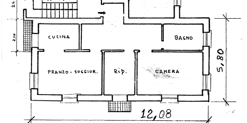 In zona Santa Bertilla, a breve distanza da tutti i servizi essenziali quali farmacia, supermerca...