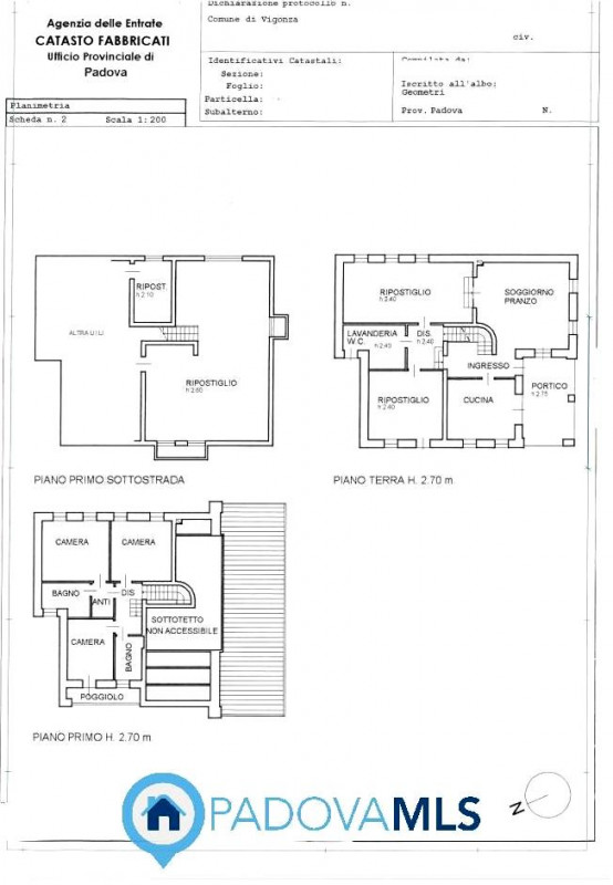 PERAROLO DI VIGONZA Signorile VILLA SINGOLA immersa nel verde Con una superficie generosa di 380 ...