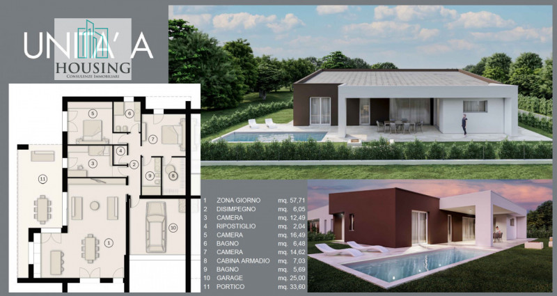 Nel Comune di Teolo, frazione San Biagio, proponiamo in vendita una splendida porzione di bifamil...