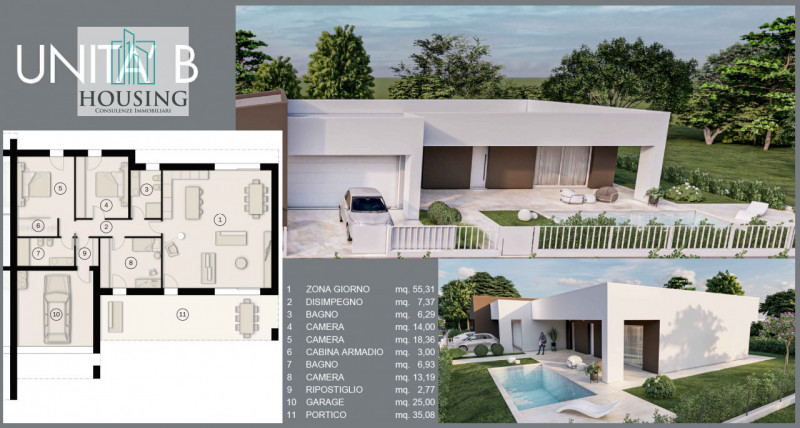 Nel Comune di Teolo, frazione San Biagio, proponiamo in vendita una splendida porzione di bifamil...