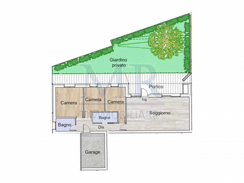 SELVAZZANO CENTRO  - RIF. MR320A1
NUOVO COSTRUZIONE - APPARTAMENTO AL PIANO TERRA CON GIARDINO - ...