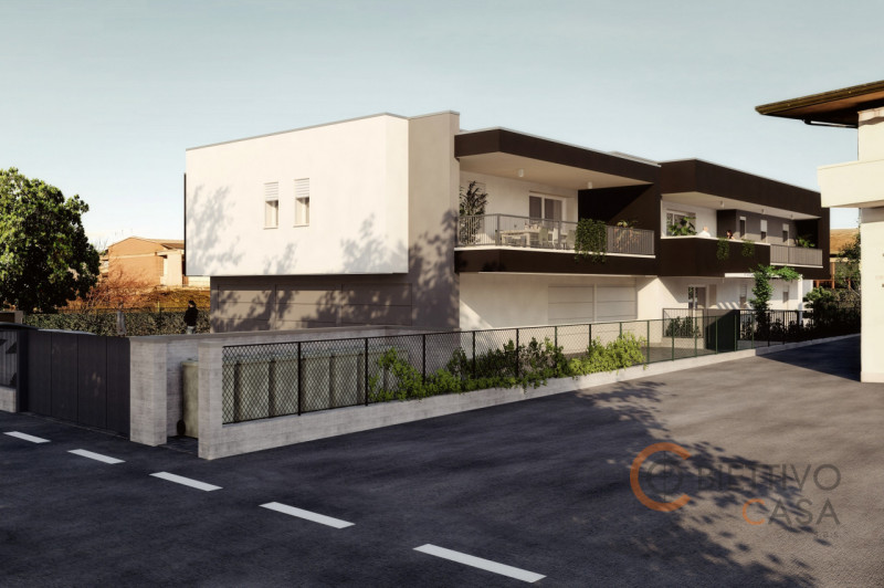 VIGODARZERE RIF.V02: presentiamo in vendita un elegante appartamento al piano terra, parte di una...