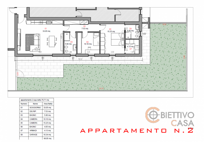 VIGODARZERE RIF.V02: presentiamo in vendita un elegante appartamento al piano terra, parte di una...