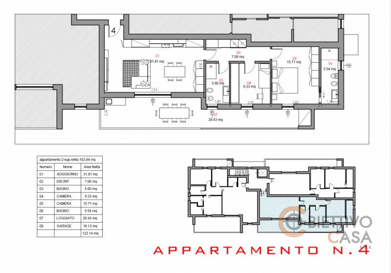 VIGODARZERE RIF. V04: 32 mq di zona giorno + 28 mq di terrazzo per godersi momenti di relax da ma...