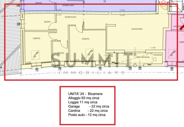 SCHIO - Centro: In pieno centro paese, su importante palazzo riqualificato BICAMERE all'ultimo pi...