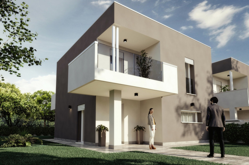 Proponiamo in vendita senza commissioni di agenzia, nuove porzioni di trifamiliare completamente ...