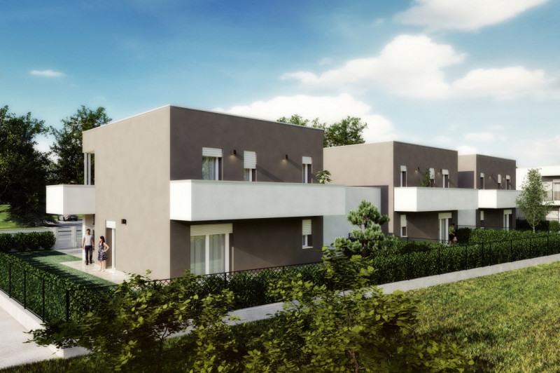 Proponiamo in vendita senza commissioni di agenzia, nuove porzioni di trifamiliare completamente ...