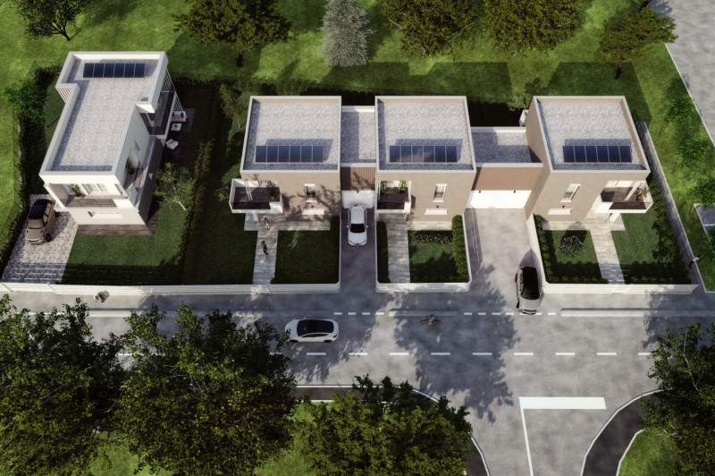 Proponiamo in vendita senza commissioni di agenzia, nuove porzioni di trifamiliare completamente ...