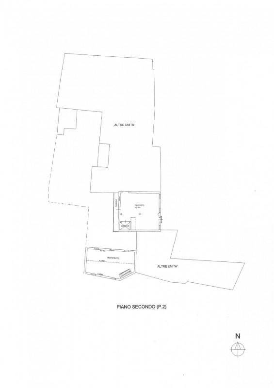In pieno centro storico a Monselice, nei pressi di Piazza Giuseppe Mazzini, vendesi porzione di p...