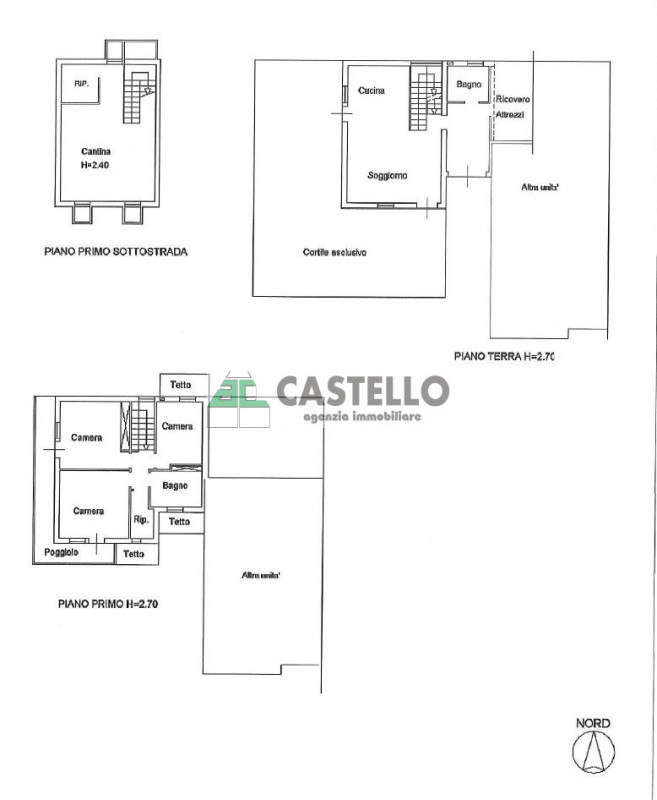Campodarsego zona Bosco del Vescovo proponiamo in esclusiva 2 porzioni di trifamiliare, con acces...