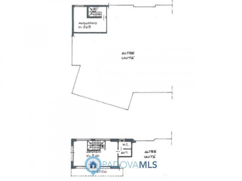NEGOZIO COMMERCIALE CON ANNESSO MAGAZZINO AL PIANO INTERRATO A CASALSERUGO (PD)

Immobile in escl...