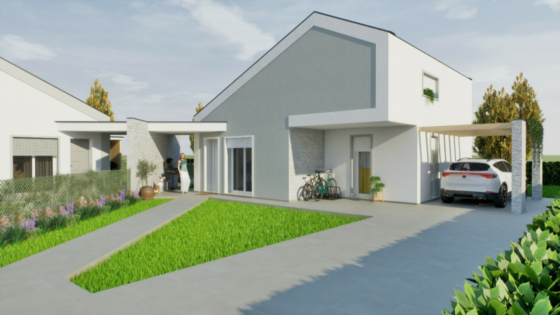 Scopri la tua nuova casa nel cuore di Masi! Proponiamo in vendita una splendida villa bifamiliare...