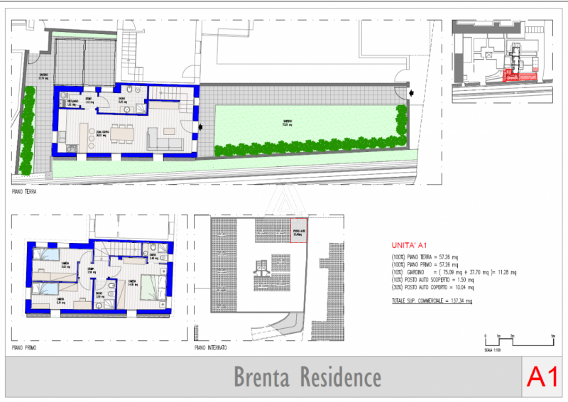 Proponiamo in vendita villetta a schiera di testa di nuova realizzazione, con giardino privato e ...