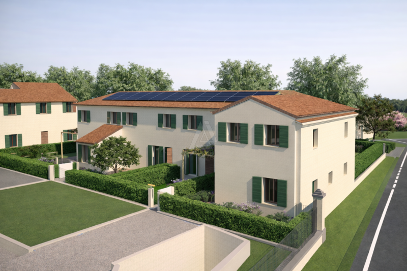 In zona comoda e vicina al centro, proponiamo villetta a schiera di centro di nuova costruzione, ...