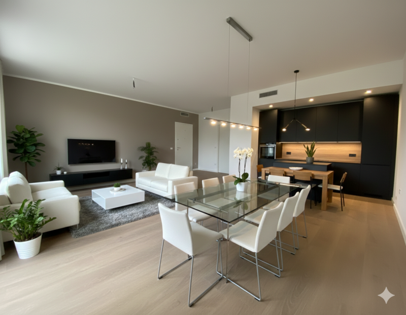 SANT'ANDREA VI 3 Camere Box P Auto
3 Camere con grande zona giorno Open space, doppi servizi , la...