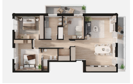 SANT'ANDREA VI 3 Camere Box P Auto
3 Camere con grande zona giorno Open space, doppi servizi , la...