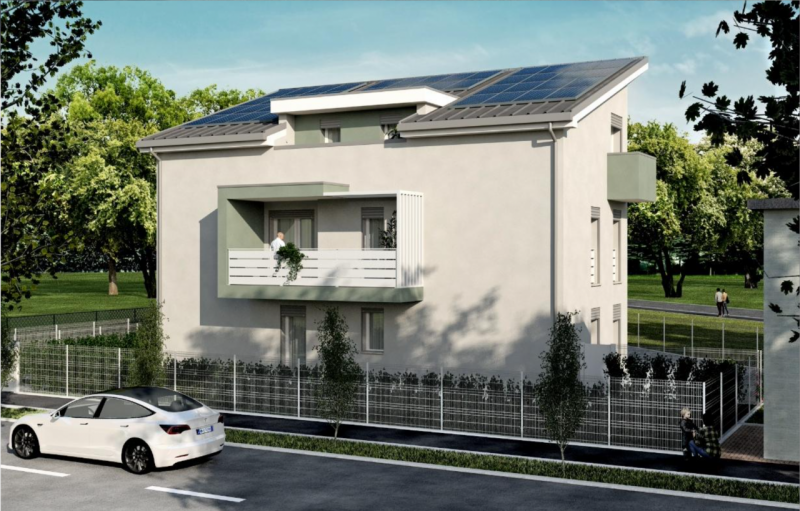 TREMIGNON - Proponiamo in vendita elegante appartamento trilocale al piano primo su contesto di s...