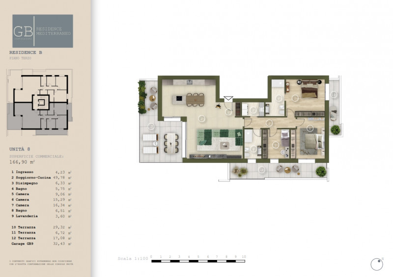 In nuovo contesto residenziale, palazzina in costruzione con sole due unità abitative per piano s...