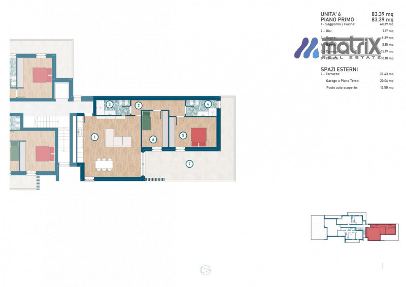 Appartamento Teolo (PD) Vista Colli Euganei località Treponti €. 245.000, primo e ultimo piano .
...