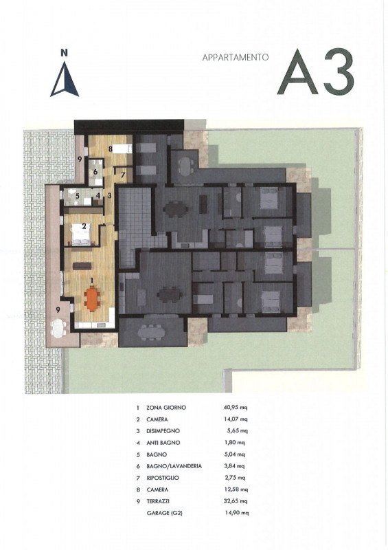 In pieno centro a Camposampiero, all'interno di una moderna palazzina di nuova costruzione compos...
