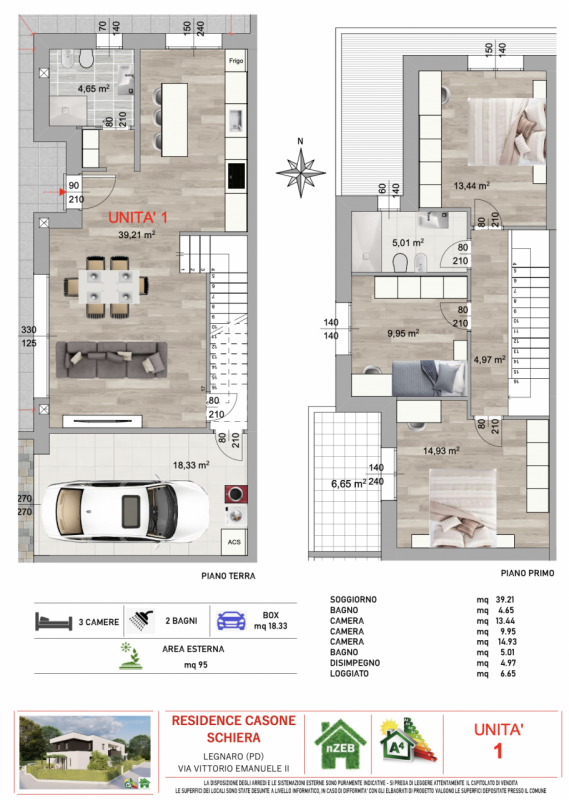 Situate nel Comune di Legnaro, nella frazione di Casone, alle porte di Saonara e quindi molto com...