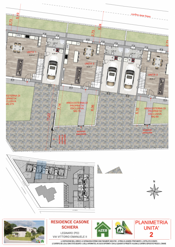 Situate nel Comune di Legnaro, nella frazione di Casone, alle porte di Saonara e quindi molto com...