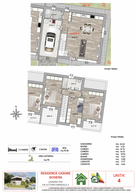 Situate nel Comune di Legnaro, nella frazione di Casone, alle porte di Saonara e quindi molto com...