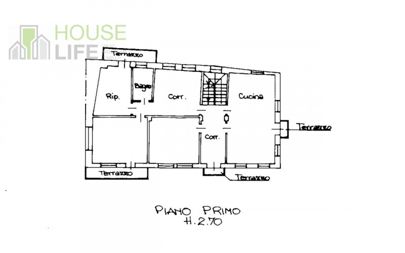 VALLI DEL PASUBIO: in posizione centrale, CASA SINGOLA composta da un tricamere al primo piano, n...