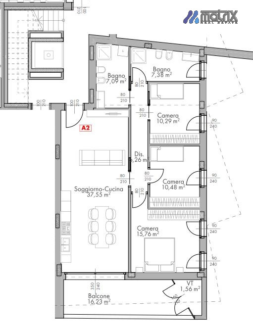 Appartamento Dolo Ve, 3 camere 2 bagni Nuova costruzione. NO GAS.

" Residence Limitless" nella Z...
