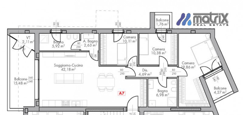 Appartamento Dolo Ve, 3 camere 2 bagni Nuova costruzione. NO GAS.

" Residence Limitless" nella Z...
