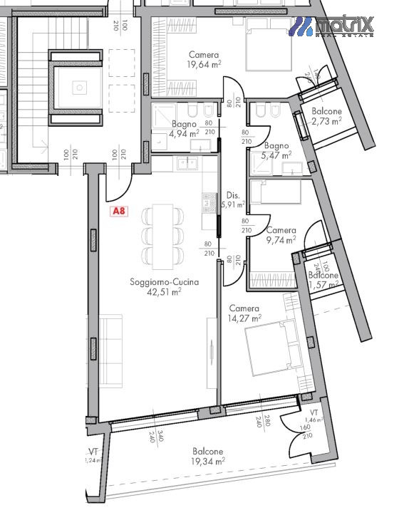 Appartamento Dolo Ve, 3 camere 2 bagni Nuova costruzione. NO GAS.

" Residence Limitless" nella Z...