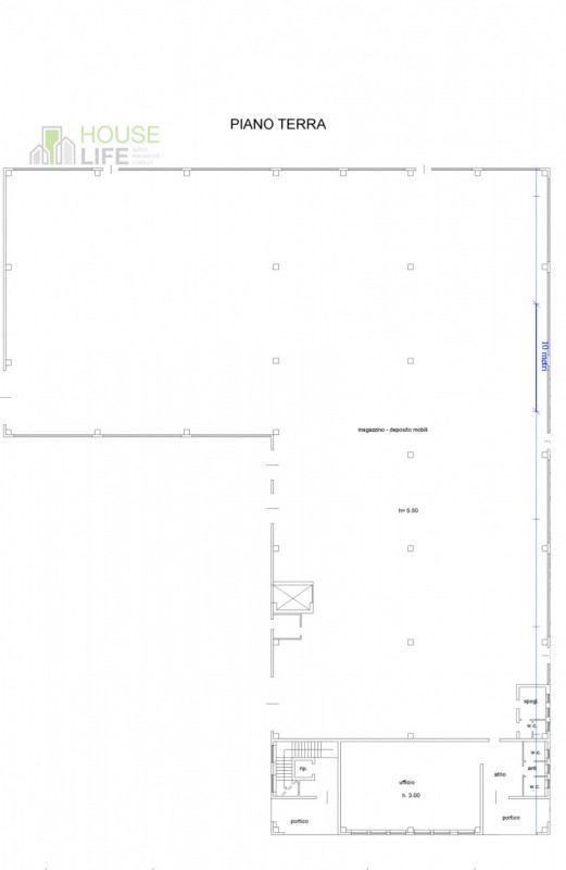 VERONA-MINERBE: Z.I. Capannone artigianale - industriale di 3.830 mq, suddivisa in un piano terra...