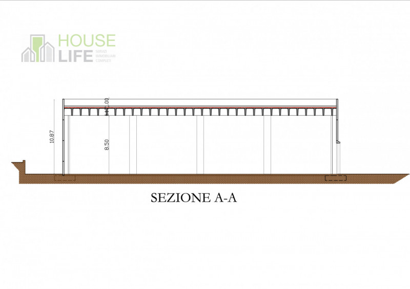 ZANE' E LIMITROFI: PROSSIMA COSTRUZIONE SU LOTTO DI TERRENO DI 2300MQ CAPANNONE DI 1200MQ H8.5 SO...