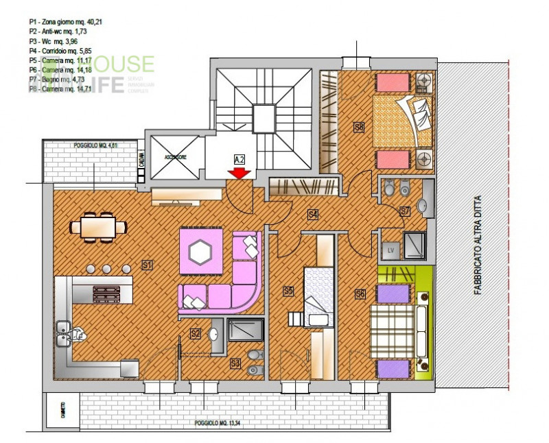 SCHIO-MAGRE': Nuova realizzazione di palazzina composta da tre APPARTAMENTI tricamere con doppi s...