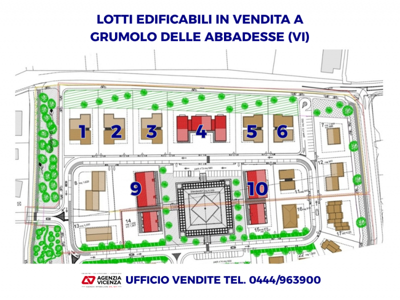 AREA EDIFICABILE CON N.10 LOTTI A GRUMOLO DELLE ABBADESSE - Rif. 8355
Società cede area edificabi...