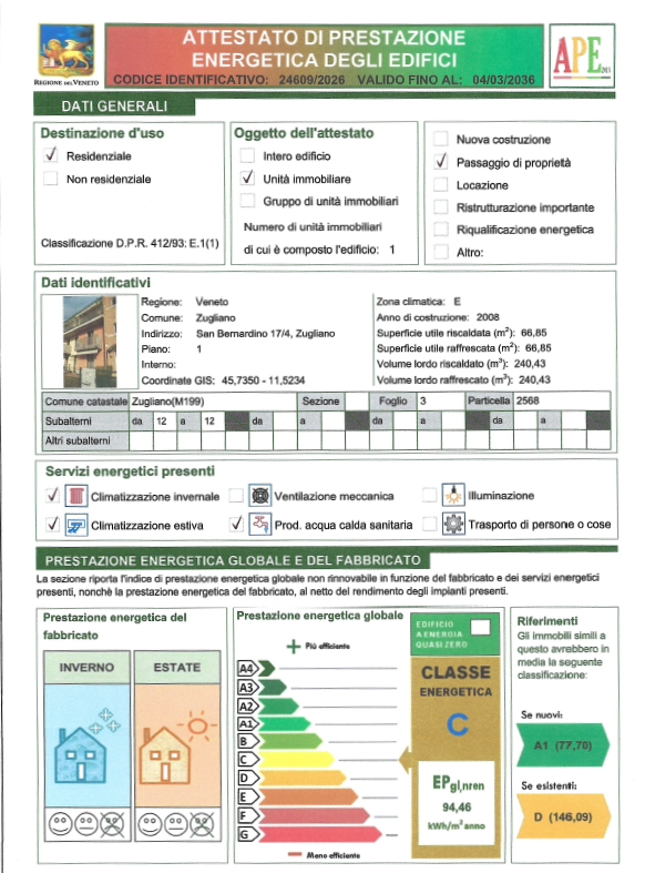 Zugliano, appartamento bicamere con garage. € 137.000

Via San Bernardino n° 17

Trattativa Unica...