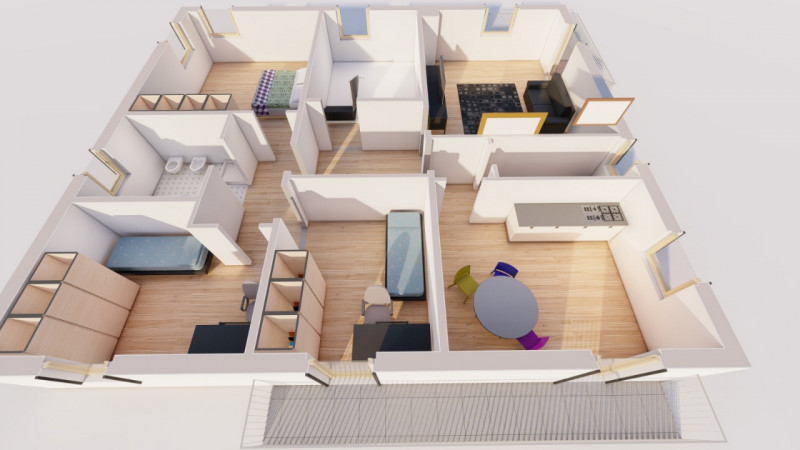 Interno di Viale della Pace, in contesto di 3 Unità immobiliari, al secondo ed ultimo piano spazi...