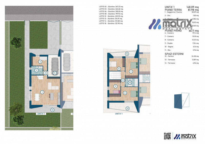 Bifamiliare a Noventa Padovana  (PD) €. 445.000  5 camere.

" Habitat "
il nuovo Residence a Nove...