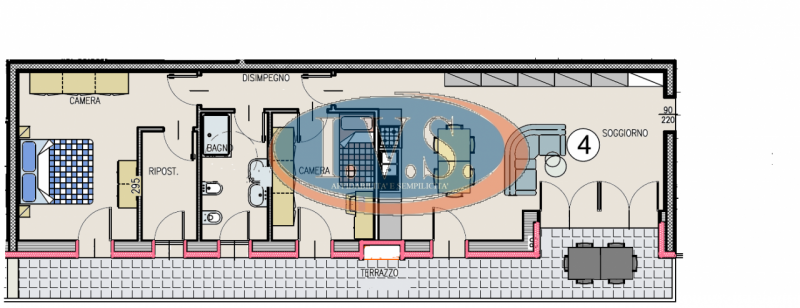 MONTEGALDA (VI): Nuova costruzione di un elegante appartamento bicamere in un contesto di sole 7 ...