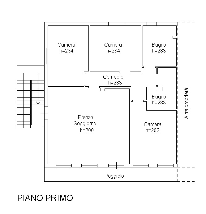 COMPOSIZIONE:
Proponiamo in vendita appartamento situato al piano primo, attualmente allo stato g...