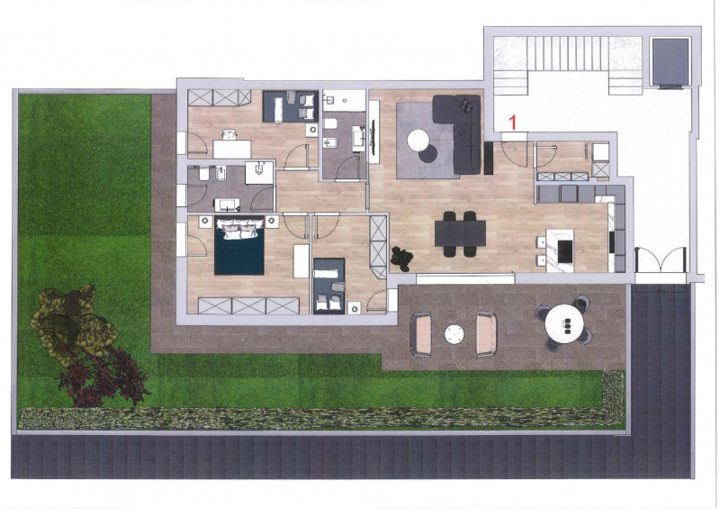 In una zona residenziale tranquilla e ben servita di Brusegana, comoda a tutti i principali servi...