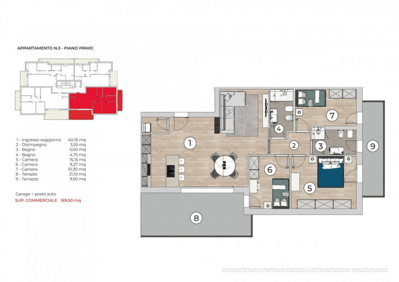 In una zona residenziale tranquilla di Brusegana, comoda a tutti i principali servizi e a pochi m...