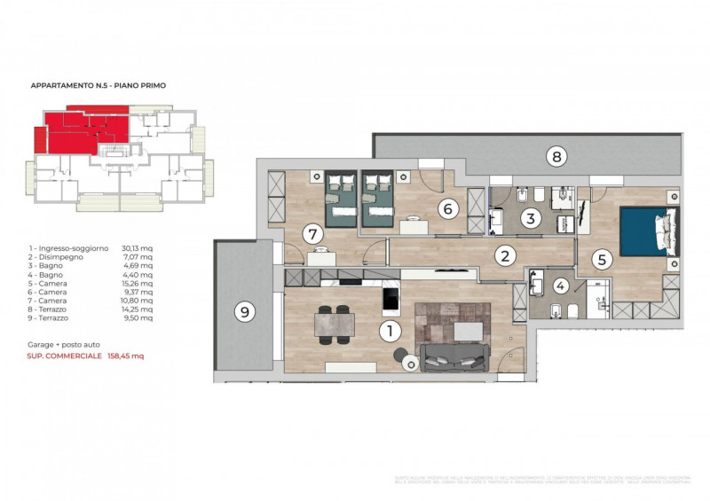 In una zona residenziale tranquilla di Brusegana, comoda a tutti i principali servizi e vicina al...