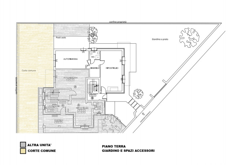 IN ZONA CENTRO SPORT PALLADIO, AMPIO APPARTAMENTO IN BIFAMILIARE CON GIARDINO, TAVERNA E GARAGE-R...